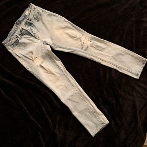GAP Ripped light wash Jeans